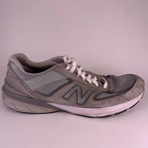 New Balance Men 990v5 Made in USA M990GL5 Gray Running Shoes Sneakers Size 14 - Picture 1 of 12