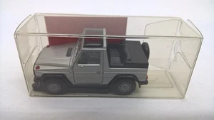 Herpa 3075 Mercedes 230 GE W461 462 463 descapotable abierto plateado metálico (55) - Imagen 1 de 5