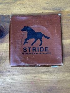 Vintage Stride Aluminium Racing Plate Hufeisen  - Bild 1 von 10