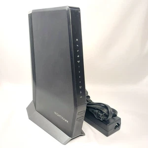 Netgear AX6000 Nighthawk AX8 | Cable Modem With Built-in WiFi 6 Router | Black - Afbeelding 1 van 9