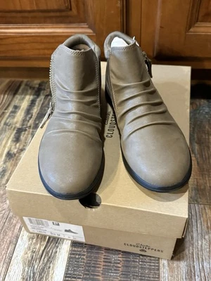 Botines Clarks Cloudsteppers para mujer Breeze Range talla 9,5 color topo Foto 1 de 4