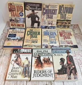 Ralph Compton Western Books Lot Of 11 PB - Picture 1 of 10