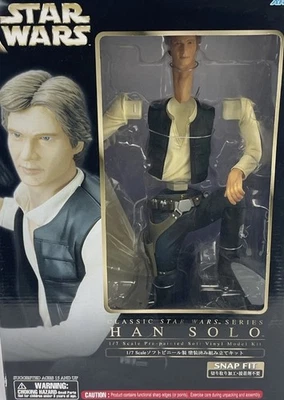 Estatua modelo Star Wars Kotobukiya ArtFX clásica Han Solo Snap Fit escala 1/7 Foto 1 de 4