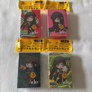 Ado Original Playing Cards complete set of 4 JAPAN Limited FreeShipping - Picture 1 of 2