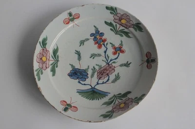Assiette faïence Delft XVIIIe siècle (73008) - Photo 1/4