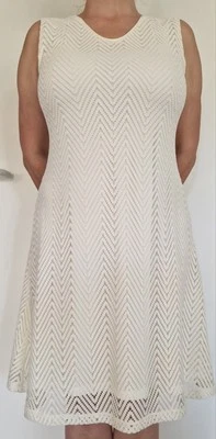 Kleid, Montego, Gr. 40, cremefarben, ungetragen - Bild 1 von 3