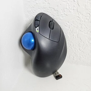 Logitech M570 Wireless Trackball Mouse w/ Logitech USB Unifying Receiver Tested! - Photo 1/10