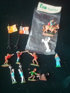 RAR Vintage Set Exin Castillos Burg Geist Hexe Ritter Figuren Set - Bild 1 von 2