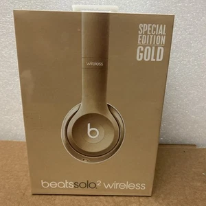 Écouteurs intra-auriculaires sans fil Beats by Dr. Dre Solo2 (couleur or) NEUF boîte scellée - Photo 1/11
