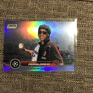 2023-24 Topps Stadium Club Chrome UEFA Ronaldinho Silver Refractor - Picture 1 of 2