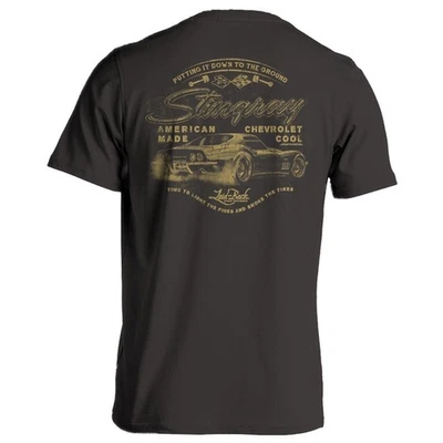 Camiseta para hombre Chevrolet Cool Stingray carbón chill hecha en Estados Unidos Foto 1 de 2