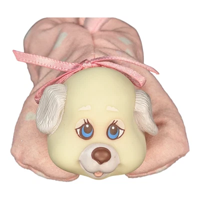 Vtg 1990's Hasbro Puppy Surprise Pink Beanie-Plush Baby Puppy Dog - Image 1 of 4