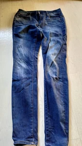 Lange Jeanshose von G-Star Raw Midge Zip Mid Skinny WMN Damen Größe W31 L34 blau - Bild 1 von 8