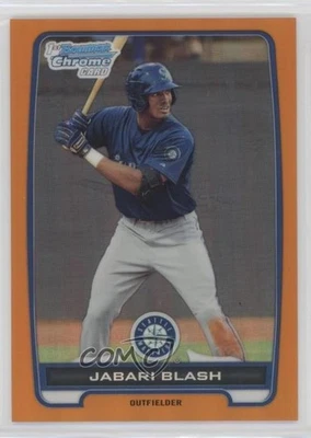 2012 Bowman Chrome Prospects Orange Refractor /25 Jabari Blash #BCP72 - Image 1 of 2