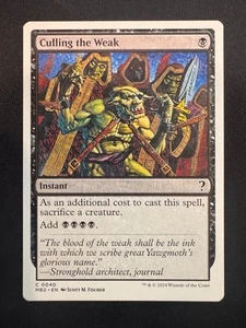 Culling the Weak - White Border - Mystery Booster 2 MB2 - NM - Bild 1 von 1