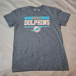 Miami Dolphins Shirt Herren Medium grau NFL Football Team Apparel Baumwolle 2021 Tee - Bild 1 von 5