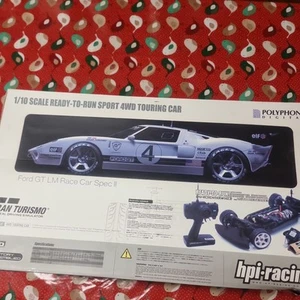 HPI Racing Ford Gt LM Race Car SPEC II Gran Turismo Replica 1/10 RTR 4WD E10 - Picture 1 of 12