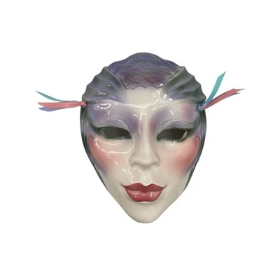 Vintage Clay Art About Face Ceramic Face Mask Mermaid Wall Hanging San Francisco - Image 1 of 4