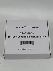Dualcomm ETAP-2003 10/100/1000Base-T Gigabit Ethernet Network TAP - Afbeelding 1 van 3