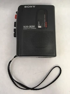 Grabadora de cinta portátil Sony TCM 353V Cassette Corder piezas/reparación vintage - Imagen 1 de 9