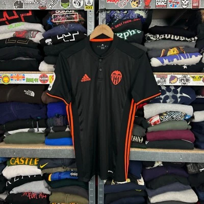 VALENCIA 2016 2017 AWAY SHIRT FOOTBALL SOCCER JERSEY ADIDAS AZ0153 MENS SIZE S - Image 1 of 4