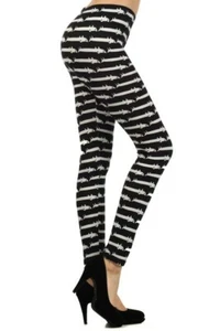 Lady's Barracuda Pattern PREMIUM Fashion Leggings - Picture 1 of 4