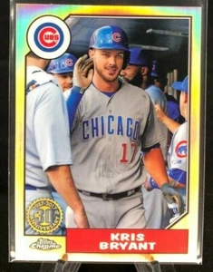 Kris Bryant 2017 Topps Chrome 35th Anniversary Refractor Nr. 87T-1 Chicago Cubs - Bild 1 von 6