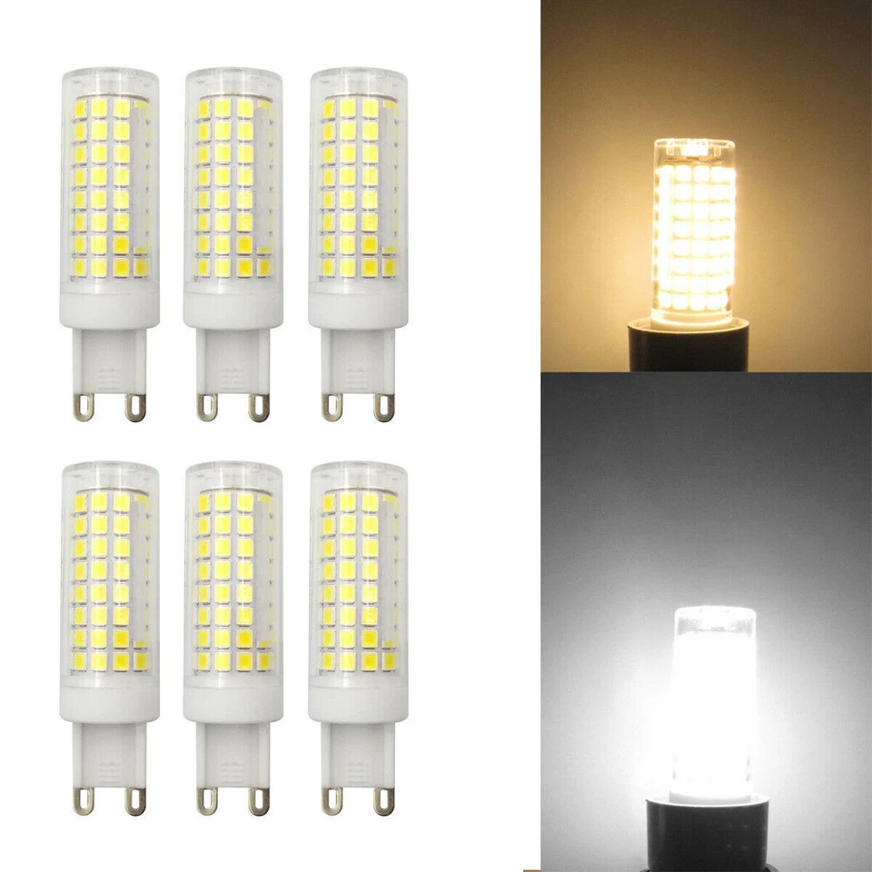 6pcs G9 102 2835 LED Light Bulbs Bulb Ceramics Lights Crystal Lamp 110V - Image 1 of 4
