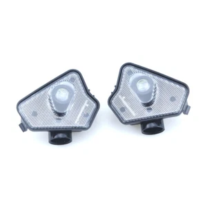 2Pcs Mercedes Benz Side Mirror Puddle Logo Light for A/B/C/E/S/CLS/CLA/GLA Class - Picture 1 of 10