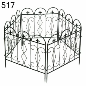 5tlg. Teichzaun Gartenzaun Metall Steckzaun Gitterzaun Wetterfest Schwerlast DE - Bild 1 von 51