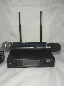 Phenyx Pro PTU-71-2H UHF Dual-Channel Wireless Handheld Microphone System - Picture 1 of 4