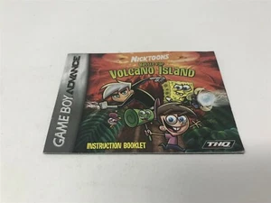 Nicktoons Battle for Volcano Island - Game Boy Advance GBA - Manual Only - - Imagen 1 de 1