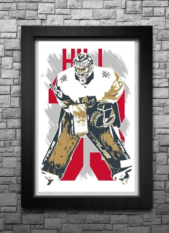 ADIN HILL art print/poster VEGAS GOLDEN KNIGHTS FREE S&H! JERSEY Cover