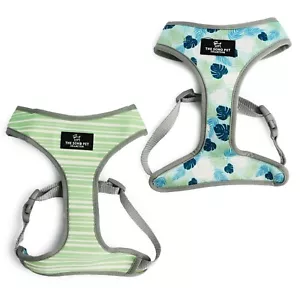 Ancol Soho Collection Reversible Harness Small Dog Stripe / Feather Pattern - Picture 1 of 5