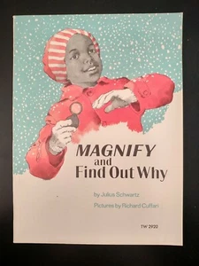 🕮 Scholastic Book 1974 MAGNIFY and FIND OUT WHY, Julius Schwartz, TW2920 - Imagen 1 de 3