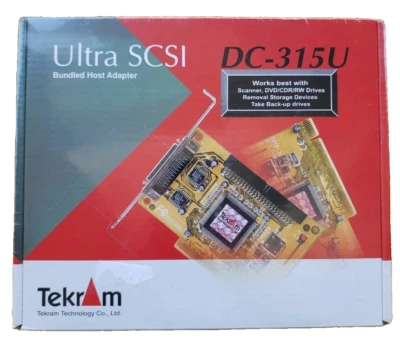 Vintage Computer Card Tekram Ultra SCSI DC-315U Ultra SCSI Host Adapter Sealed! - Image 1 of 4