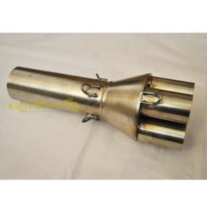 Raccordo dritto scarico in acciaio 4in1 per BMW K100 scrambler cafe racer - Imagen 1 de 1