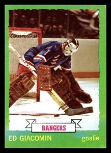1973 Topps Ed Giacomin #140 EX New York Rangers - Picture 1 of 2