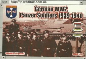 Soldados Panzer alemanes Orion 1/72 Segunda Guerra Mundial 1939-1940 - Imagen 1 de 1