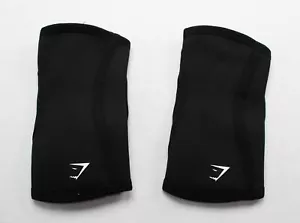 Gymshark Men's Compressive Fit Insulating Knee Sleeves 3mm DH3 Black Large NWT - Picture 1 of 6