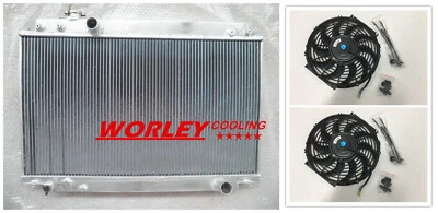 radiator and 12" FANS FOR LEXUS SC300 JZZ30 93-98/TOYOTA SOARER JZZ31 MT 91-00 Foto 1 de 4