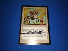 MTG Magic Knight of Valor Signed Artist Proof x1 Visions Jeff Miracola