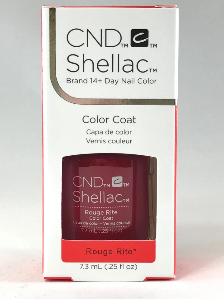 CND Shellac Power Polish Soak off Gel Polish Rouge Rite 0.25oz - Image 1 of 1