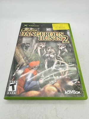 Cabela's Dangerous Hunts 2 Microsoft Xbox Complete W/Manual + Reg Card Tested - Image 1 of 4