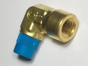 1 - Cajon Swagelok Brass Male Pipe Street Elbow Fitting, 1/4" NPT, B-4-SE - Picture 1 of 3