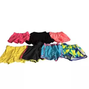 Girls Size 6 Shorts Champion Skechers OP Athletic Croft & Barrow Eyelet Lot Of 7 - Picture 1 of 6