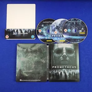 blu-ray PROMETHEUS 3D + J-CARD Steelbook Edition ZAVVI REGION FREE - Picture 1 of 6