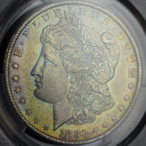 1883-O Morgan Dollar PCGS MS-64 Pastel Toning! Cover
