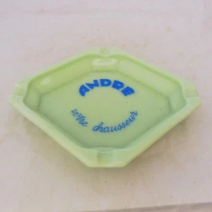 Cendrier Ashtray publicitaire - ANDRE VOTRE CHAUSSEUR 14.5 cm x 12 cm - Imagen 1 de 1
