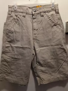 Carhartt Mens 28 Khaki Canvas 10 Inch Loose Fit Work Shorts NWT - Picture 1 of 12